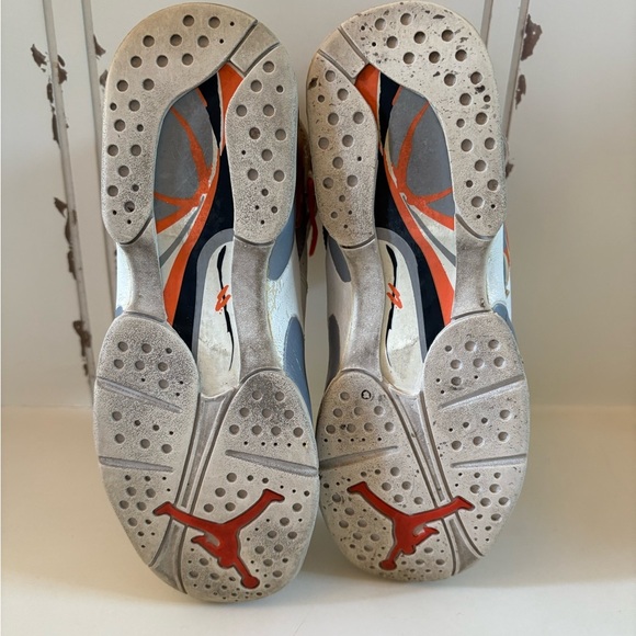 Air Jordan Retro 8 - Orange Blaze - Boys Size 6Y (2007 Release) - Picture 9 of 12
